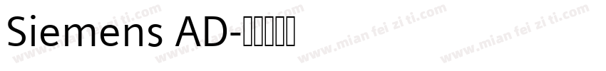 Siemens AD字体转换
